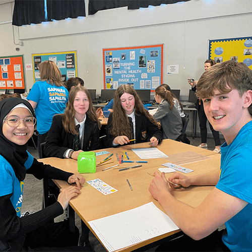 Students in a classroom